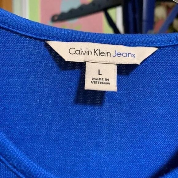 Calvin Klein Jeans Blue Tank Top #76 - Picture 3 of 4